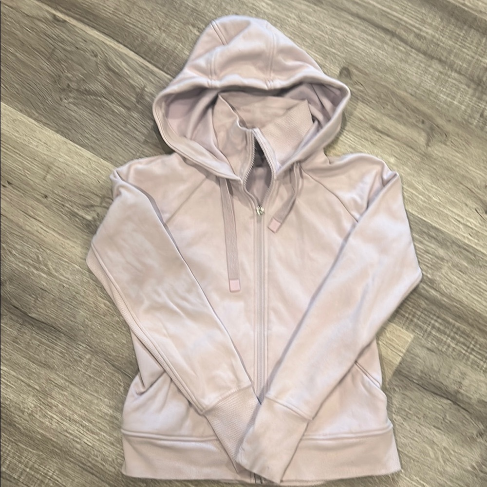 Athleta Soft Pink Hooded Jacket